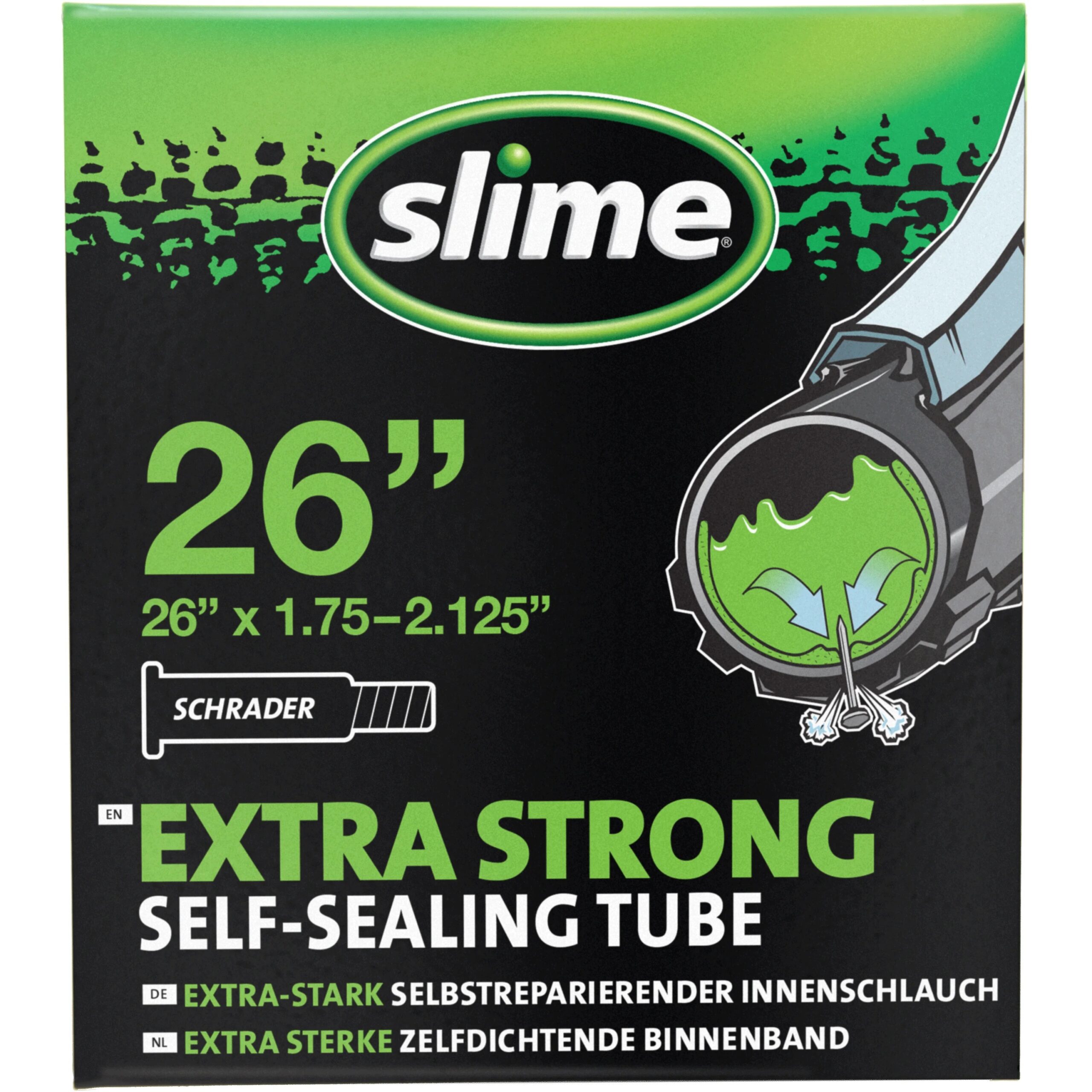Slime zelfdichtende anti-lek binnenband 26 Inch AV